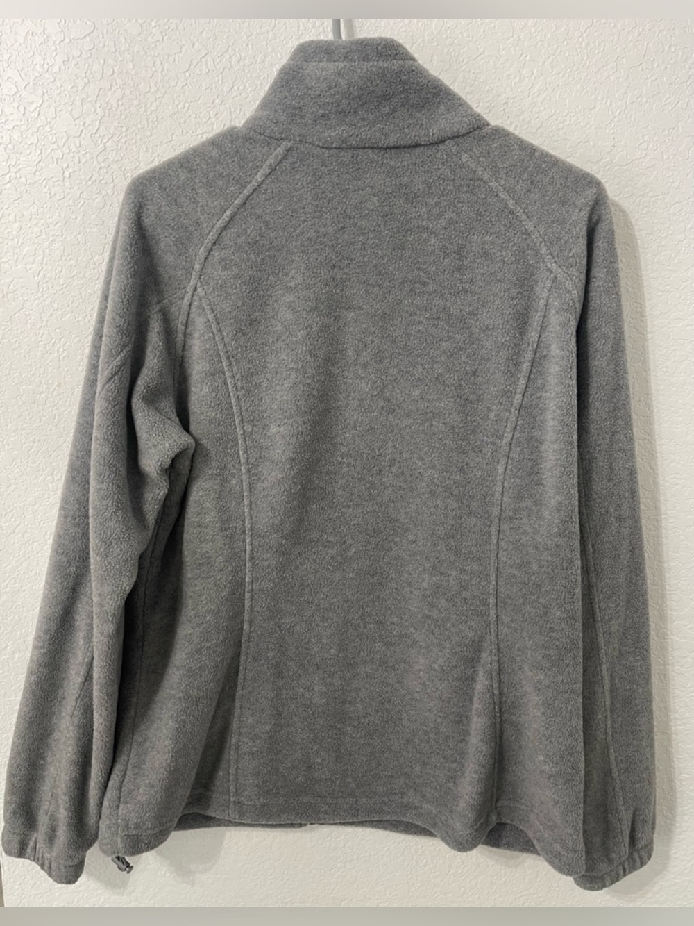Columbia Gray Fleece Jacket with Pink Zipper - Picture 3 of 4